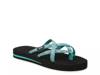 Olowahu Striped Flip Flop Green/Multicolor view
