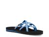 Olowahu Striped Flip Flop Royal Blue/Multicolor view