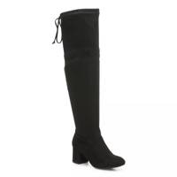 Tarq Over The Knee Boot Black Suede view