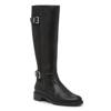 Women's Sham Wide Width Wide Calf Knee High Riding Boot BLACK WIDE view