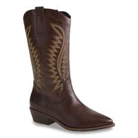 Women's Jumble Smooth Western Tall Boot BROWN view