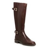 Women's Sham Knee High Riding Boot BRUNETTE view