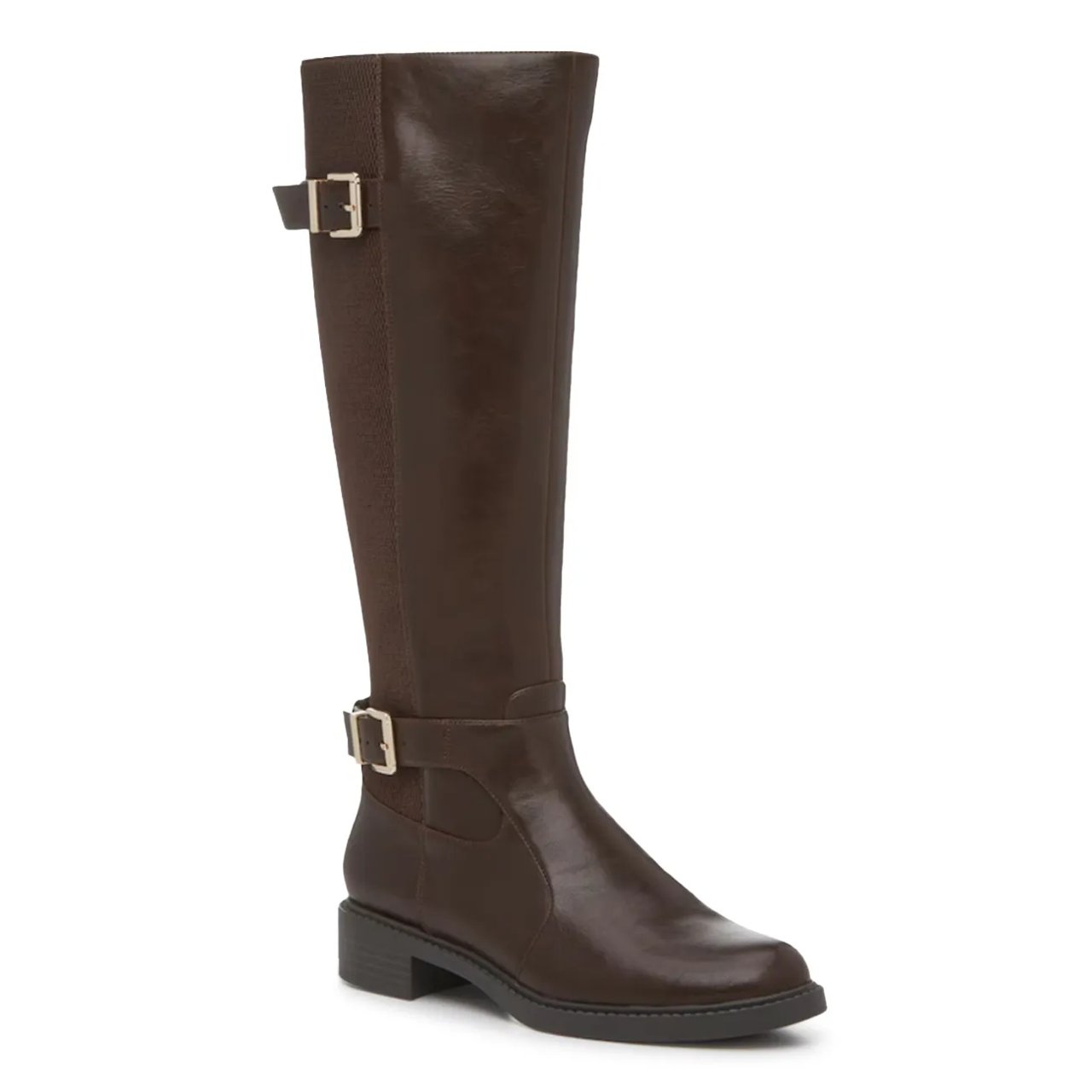 Women's Sham Wide Width Wide Calf Knee High Riding Boot