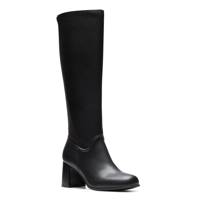 Women's Kiersta Cove Knee High Boot BLACK LEATHER view