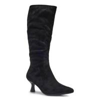 Women's Nyree Wide Width Tall Boot BLACK SUEDE view