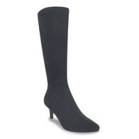 Women's Noland Kitten Heel tall Boot BLACK SYN 5 view