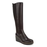 Women's Adrian Wide Calf Tall Boot DARK BROWN WIDE view