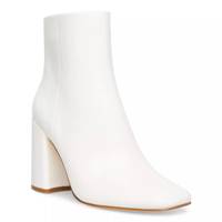 While Ankle Bootie WHITE PARIS view