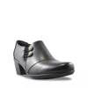 Women's Emslie Warren Ankle Bootie BLACK LEATHER view