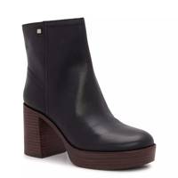 Oxina Dress Ankle Bootie Black Leather view
