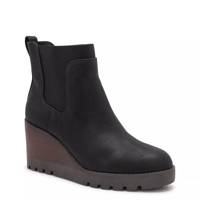 Women's Marleen Wedge Chelsea Boot Black view
