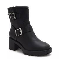 Sassanna Moto Bootie Black view