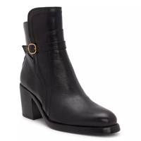 Simona Ankle Bootie Black Leather view