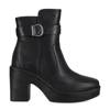Hailey Ankle Bootie BLACK LEATHER view
