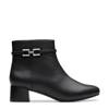 Women's Iridessa Air Leather Bootie BLACK LEATHER view