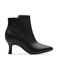 Women's Kataleyna Madi Leather Wide Width Bootie BLACK LEATHER view