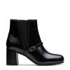 Women's Kerista Day Leather Bootie BLACK LEATHER view