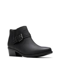 Women's Danyelle Wish Bootie BLACK OILY LEATHER view