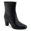 Women's Cinnamon Heeled Bootie BLACK view