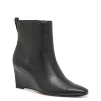 Womens' Cazena Wedge Dress Boot Black Leather view