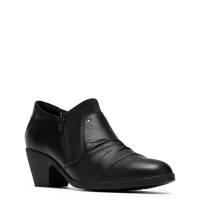 Womens' Emily 2 Vine Wide Width Shootie BLACK LEATHER WIDE view