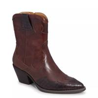 Izzie Western Boot Brown Leather view