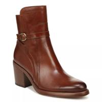 Simona Ankle Bootie BURNT BRANDY LEATHER view