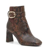 Women's Branina Bootie DARK BROWN/BLACK SNAKE PRINT view