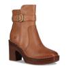 Hailey Ankle Bootie BROWN LEATHER  view