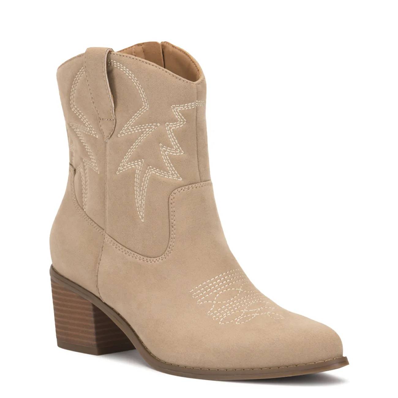 Crown Vintage Women's Avery Western Boot Suede