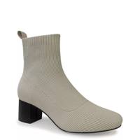 Women's Sock Ankle Bootie CREAM view