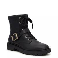 Women's Arish Moto Combat Boot Black view