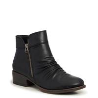 Women's Jennifer Ruched Bootie Black view