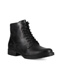 Women's Betsy Combat Boot BLACK LEATHER view