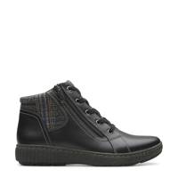 Women's Caroline Spice Wide Width Bootie BLACK LEATHER view