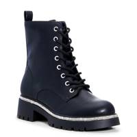 Women's Glamour Combat Boot BLACK view