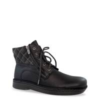 Women's Castera Wide Width Bootie BLACK MIDNIGHT SUEDE view