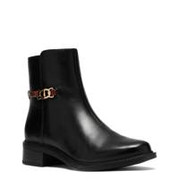 Women's Maye Kaylie Bootie BLACK LEATHER WIDE view