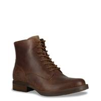 Women's Betsy Combat Boot BROWN LEATHER  view