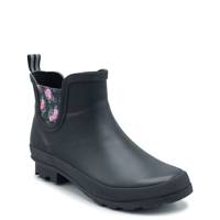 Women's Alisha Neoprene Rubber Rain Boot BLACK view