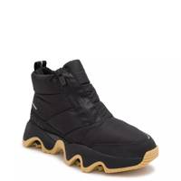 Women's Kinetic Impact Puffy Zip Waterproof Winter Bootie Black/Sea Salt view