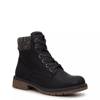 Women's Erika Waterproof Winter Combat Bootie Black view