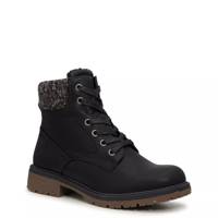 Women's Erika Waterproof Winter Combat Bootie Black view