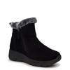 Women's Waterproof Winter Ankle Boot BLACK SUEDE view