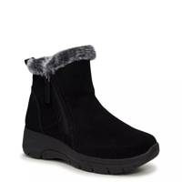 Women's Waterproof Winter Ankle Boot BLACK SUEDE view