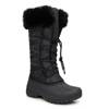 Women's High Lace-Up Boot Black view