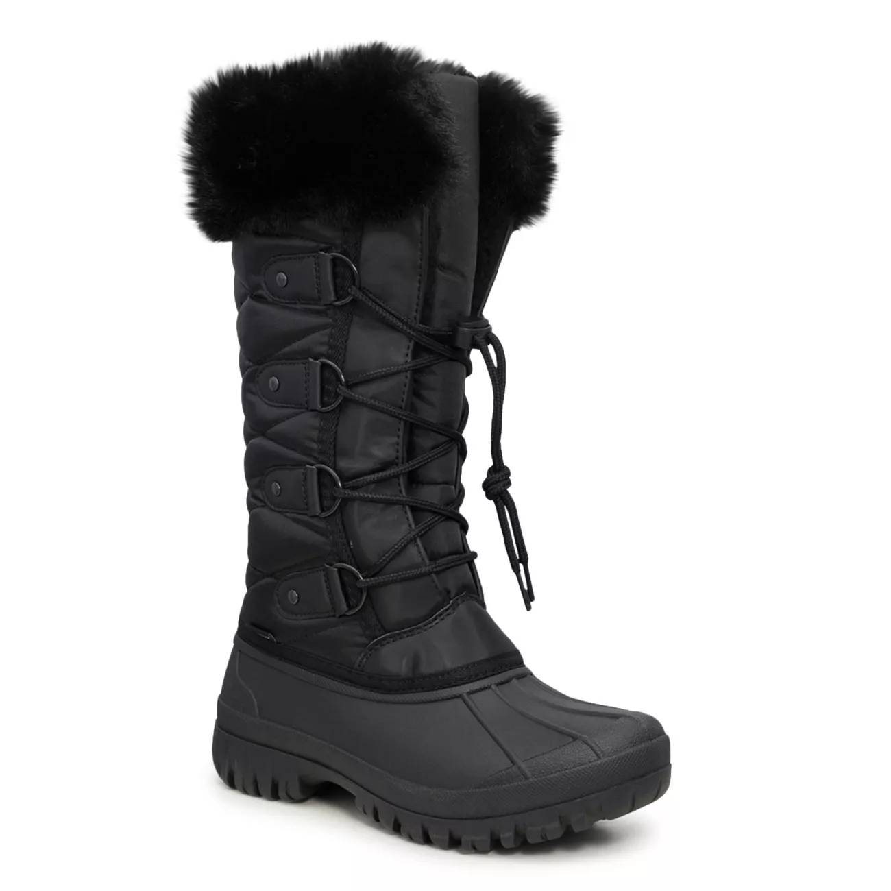 Elements Botte haute dentelle pour femmes