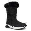 Women's Waterproof High Side Zip Winter Boot BLACK view
