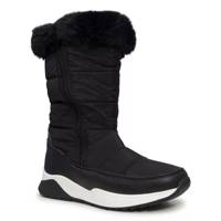Women's Waterproof High Side Zip Winter Boot BLACK view