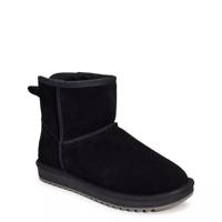 Women's Arctic Short Winter Bootie Black Suede view